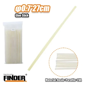 Ράβδοι σιλικόνης - Θερμόκολλα - 0.7x27cm - Finder - 194880 - Image 2