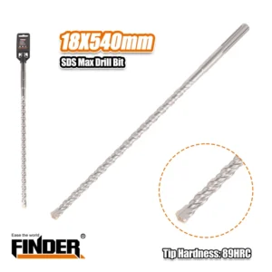 Τρυπάνι μπετού SDS MAX - 18x540mm - Finder - 196424 - Image 2