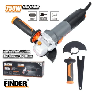 Γωνιακός τροχός - 750W - Finder - 115 - 197211 - Image 2