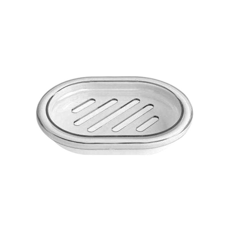 Σαπουνοθήκες μπάνιου πλαστικές - Σετ 9pcs - White - 21550 Σαπουνοθήκες μπάνιου πλαστικές - Σετ 9pcs - White - 21550