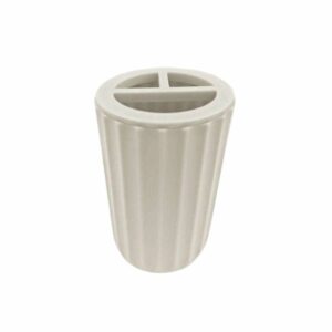 Θήκες οδοντόβουρτσας πλαστικές σε σετ 5Χ - Beige - 21560