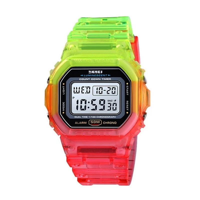 Ψηφιακό ρολόι χειρός – Skmei - 1622 - Yellow/Red Ψηφιακό ρολόι χειρός – Skmei - 1622 - Yellow/Red