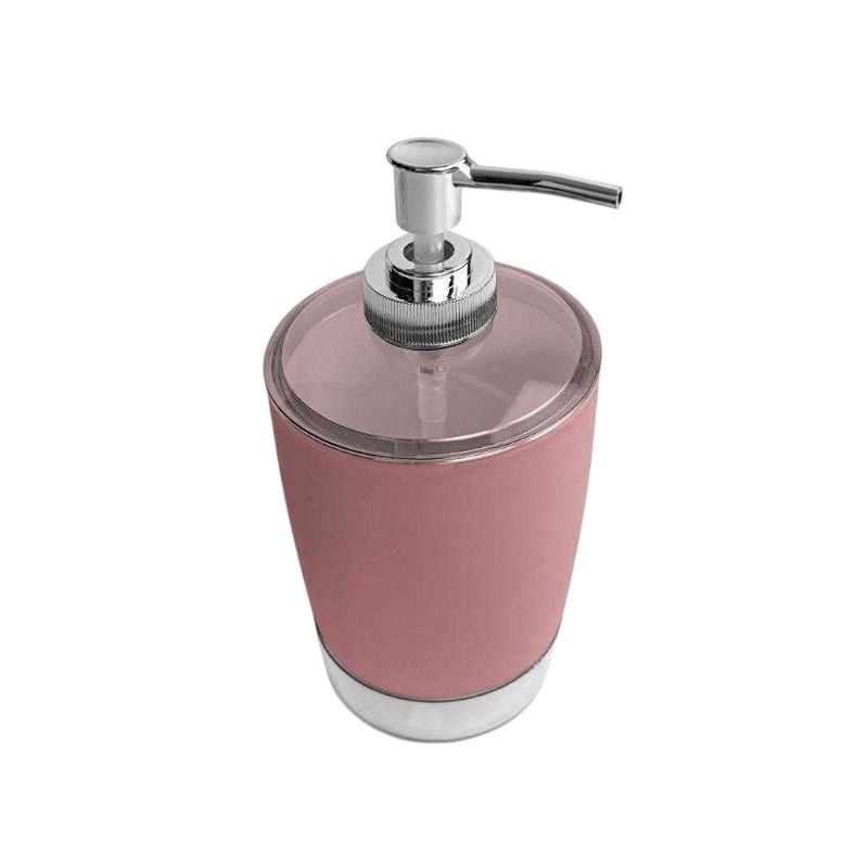 Θήκες κρεμοσάπουνου Dispenser πλαστικές - Σετ 5pcs - Pink - 21763 Θήκες κρεμοσάπουνου Dispenser πλαστικές - Σετ 5pcs - Pink - 21763