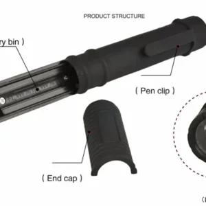 Φακός μπαταρίας LED Mini - Ράβδος - 909A - 219095 - Blue - Image 2