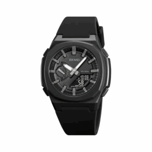 Ψηφιακό/αναλογικό ρολόι χειρός - Skmei - 2091 - Black/Black screen