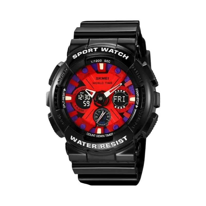 Ψηφιακό/αναλογικό ρολόι χειρός - Skmei - 2118 - Black/Red Ψηφιακό/αναλογικό ρολόι χειρός - Skmei - 2118 - Black/Red