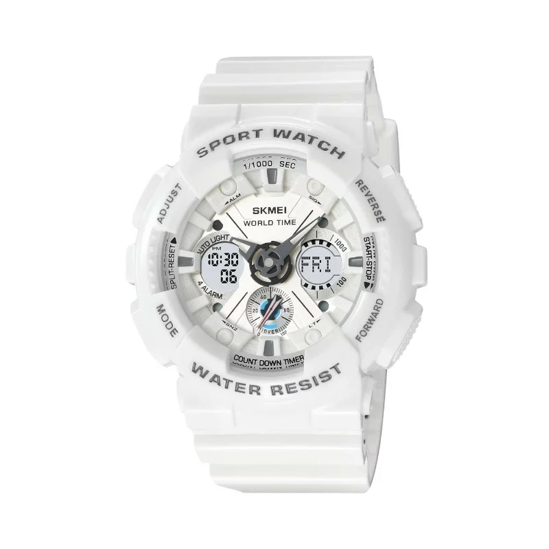 Ψηφιακό/αναλογικό ρολόι χειρός - Skmei - 2118 - White Ψηφιακό/αναλογικό ρολόι χειρός - Skmei - 2118 - White