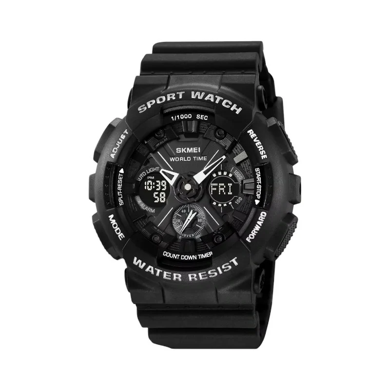 Ψηφιακό/αναλογικό ρολόι χειρός - Skmei - 2118 - Black Ψηφιακό/αναλογικό ρολόι χειρός - Skmei - 2118 - Black