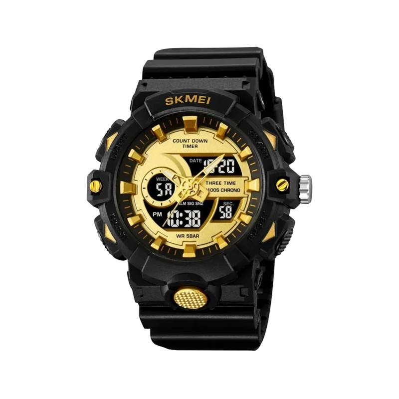 Ψηφιακό/αναλογικό ρολόι χειρός – Skmei - 2225 - Black/Gold Ψηφιακό/αναλογικό ρολόι χειρός – Skmei - 2225 - Black/Gold