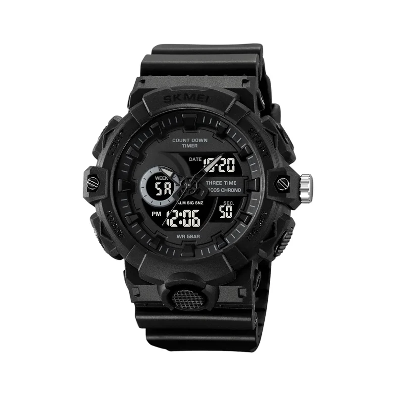 Ψηφιακό/αναλογικό ρολόι χειρός – Skmei - 2225 - Black Ψηφιακό/αναλογικό ρολόι χειρός – Skmei - 2225 - Black