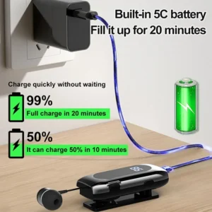 Ασύρματο ακουστικό Bluetooth - K55 - 231055 - Silver - Image 12