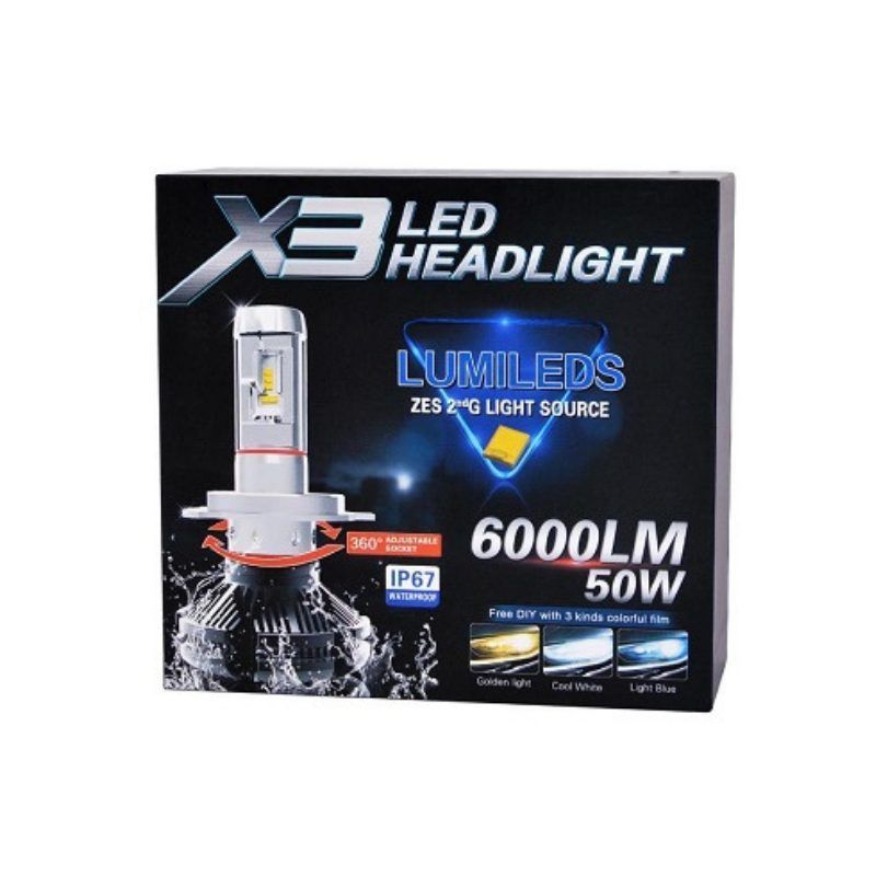 Λάμπες LED - Headlights - H3 - X3 - 239164 Λάμπες LED - Headlights - H3 - X3 - 239164