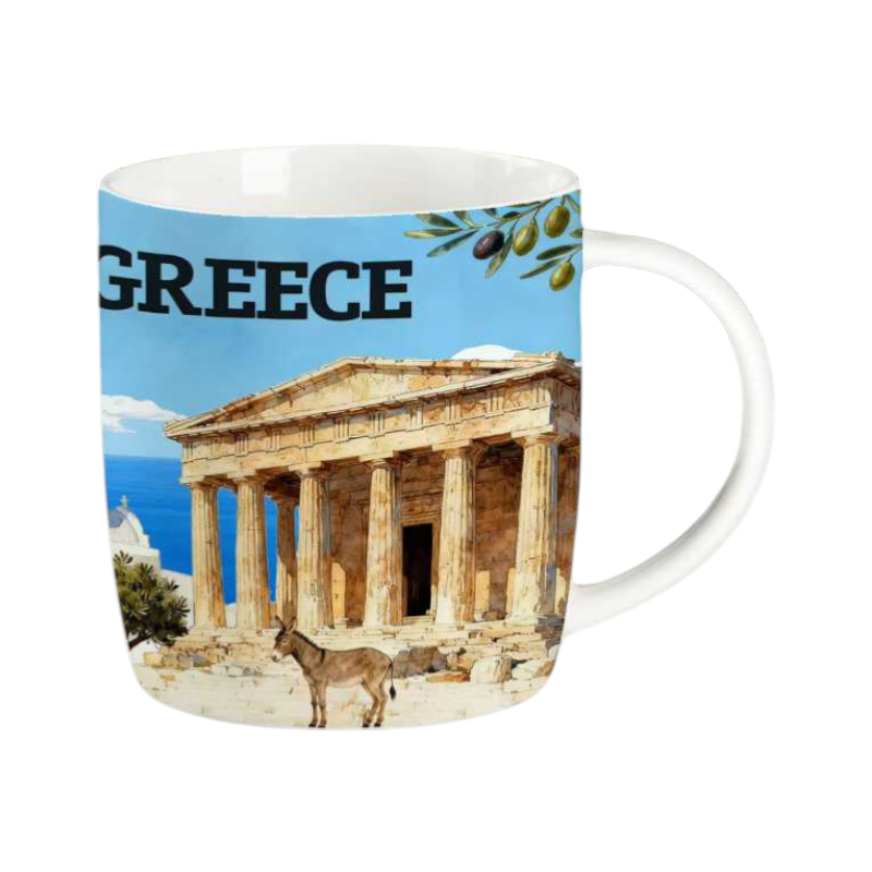 Σετ κεραμική κούπα Souvenir - 12pcs - Greece - 241109 Σετ κεραμική κούπα Souvenir - 12pcs - Greece - 241109