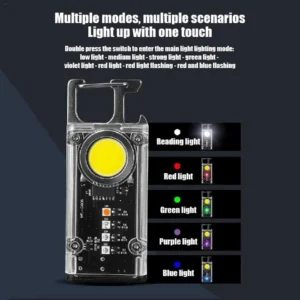Πολυλειτουργικός φακός LED μπρελόκ - FA-G906 - 251506 - Image 11