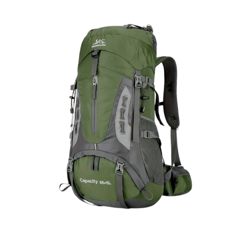 Σακίδιο πλάτης ορειβατικό - H2207 - 65L+5L - 251586 - Green Σακίδιο πλάτης ορειβατικό - H2207 - 65L+5L - 251586 - Green