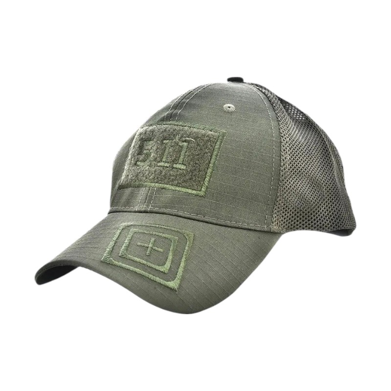 Ανδρικό καπέλο jockey στρατιωτικού τύπου - M01 - 270591 - Green Ανδρικό καπέλο jockey στρατιωτικού τύπου - M01 - 270591 - Green