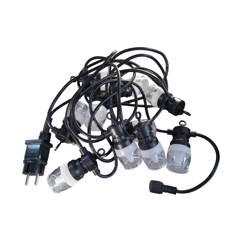 Γιρλάντα φωτισμού LED εξωτερικού χώρου - 5m - 10pcs - 272378 - RGB Γιρλάντα φωτισμού LED εξωτερικού χώρου - 5m - 10pcs - 272378 - RGB