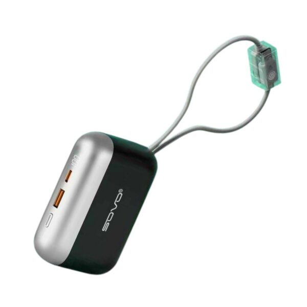 Powerbank 2in1 - Fast Charge - 10.000mah - 22.5W - PD-22 - 278626 - Black