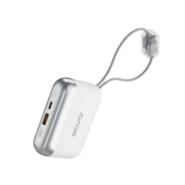 Powerbank 2in1 - Fast Charge - 10.000mah - 22.5W - PD-22 - 278626 - White