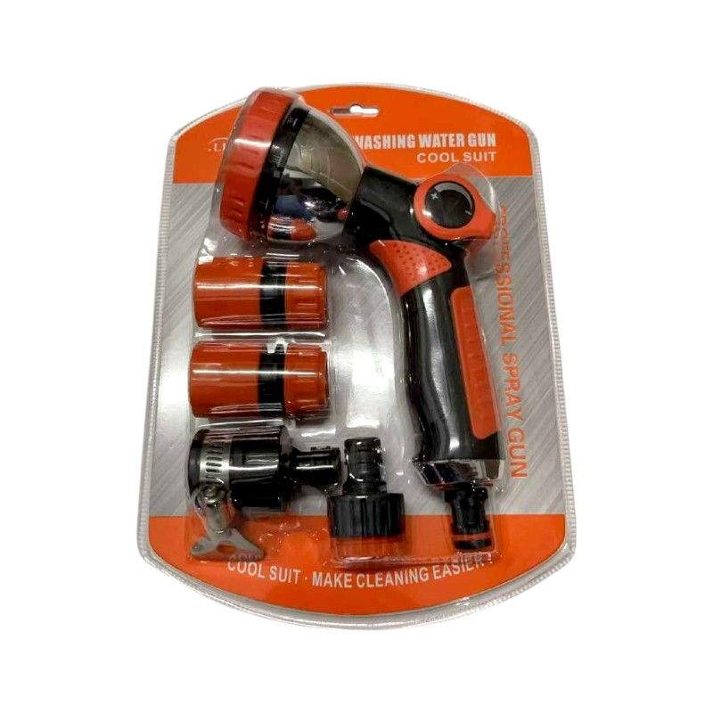 Σετ πιστόλι και ταχυσύνδεσμοι για λάστιχο ποτίσματος - 5pcs - 291422 Σετ πιστόλι και ταχυσύνδεσμοι για λάστιχο ποτίσματος - 5pcs - 291422