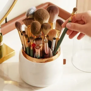 Θήκη οργάνωσης πινέλων μακιγιάζ - LD1023 - 292215 - White - Image 2