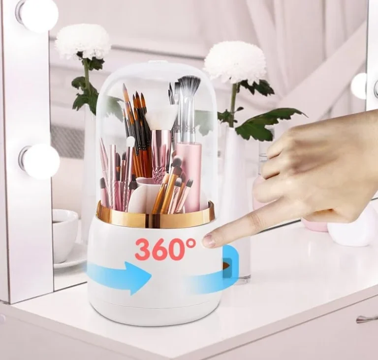 Θήκη οργάνωσης πινέλων μακιγιάζ - LD1023 - 292215 - White - Image 3