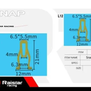 Σετ συνδετήρες αυτοκινήτου - 10pcs - R-F16101-27 - 180874 - Image 4