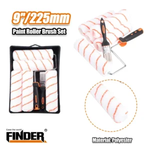 Σετ ρολό βαψίματος με ανταλλακτικά & πινέλο - 9" - 7pcs - Finder - 195369 - Image 2