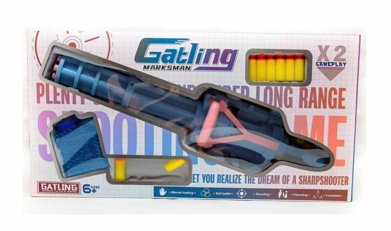 Παιδικό όπλο στόχου με σφαίρες gel & αξεσουάρ - Soft Gun - 2in1 - A0076 - 306122 - Image 2