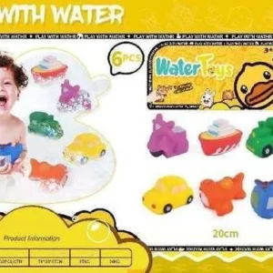 Σετ βρεφικά παιχνίδια μπάνιου - Water Toys - 6pcs - HY795-1 - 308136 - Image 2