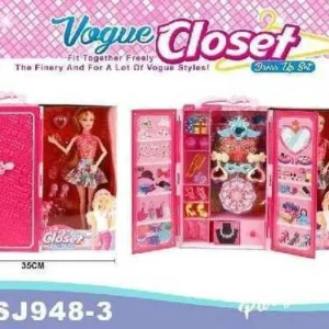 Σετ κούκλα με ντουλάπα και αξεσουάρ ομορφιάς - DSJ948-3 - 308348 - Image 2