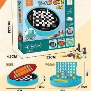 Επιτραπέζιο παιχνίδι 6in1 - JF378-1046 - 310382 - Image 2