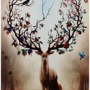 Puzzle 1000 κομματιών - Deer - 88325F - 310430 - Image 2