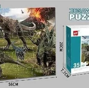 Παιδικό puzzle 35 κομματιών - Dinosaurs - GXF035-1135 - 310433 - Image 2