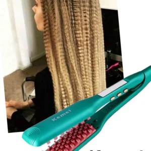 Πρέσα για κυματιστά μαλλιά και όγκο - KM-1228 - Kemei - Image 6