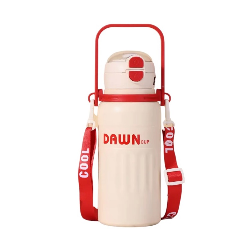 Φορητό παγούρι-θερμός - 600ml - 312574 - Red/Beige Φορητό παγούρι-θερμός - 600ml - 312574 - Red/Beige