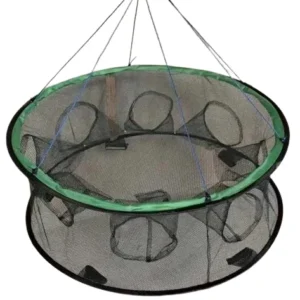 Πτυσσόμενη παγίδα ψαρέματος - Κιούρτος με 6 εισόδους - 60x26cm - 831378