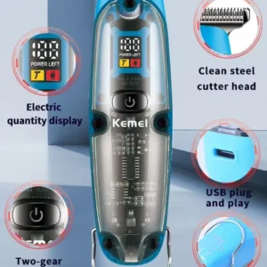 Κουρευτική μηχανή - KM-2258 - Kemei - Image 7