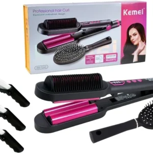 Ηλεκτρικό ψαλίδι και βούρτσα μαλλιών - Multistyler - KM-2263 - Kemei - Image 2
