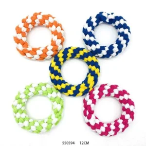 Παιχνίδι σκύλου κρίκος σχοινί - 12cm - 12pcs - 550594 - Image 5