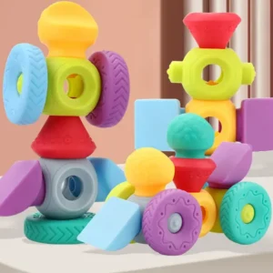 Παιχνίδι κατασκευών DIY με τουβλάκια καουτσούκ - 6643 - 345243 - Image 12