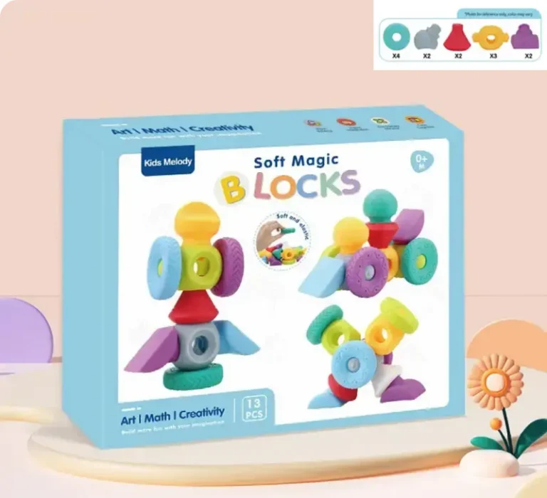 Παιχνίδι κατασκευών DIY με τουβλάκια καουτσούκ - 6643 - 345243 - Image 11