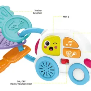 Βρεφικό παιχνίδι αυτοκίνητο μπρελόκ με ήχους και μασητικά - 6613 - 345246 - Image 11