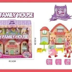 Κουκλόσπιτο με κούκλα & αξεσουάρ - 8201-1A - 345418