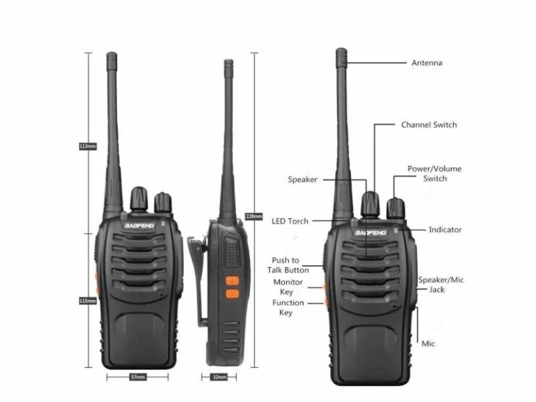 Φορητός πομποδέκτης - UHF/VHF - 5W - BF-888S - Baofeng - 408885 - Image 9