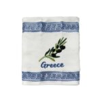 Πετσέτα ποτηρόπανο Souvenir με κέντημα - Σετ 12pcs - Greece - 416396