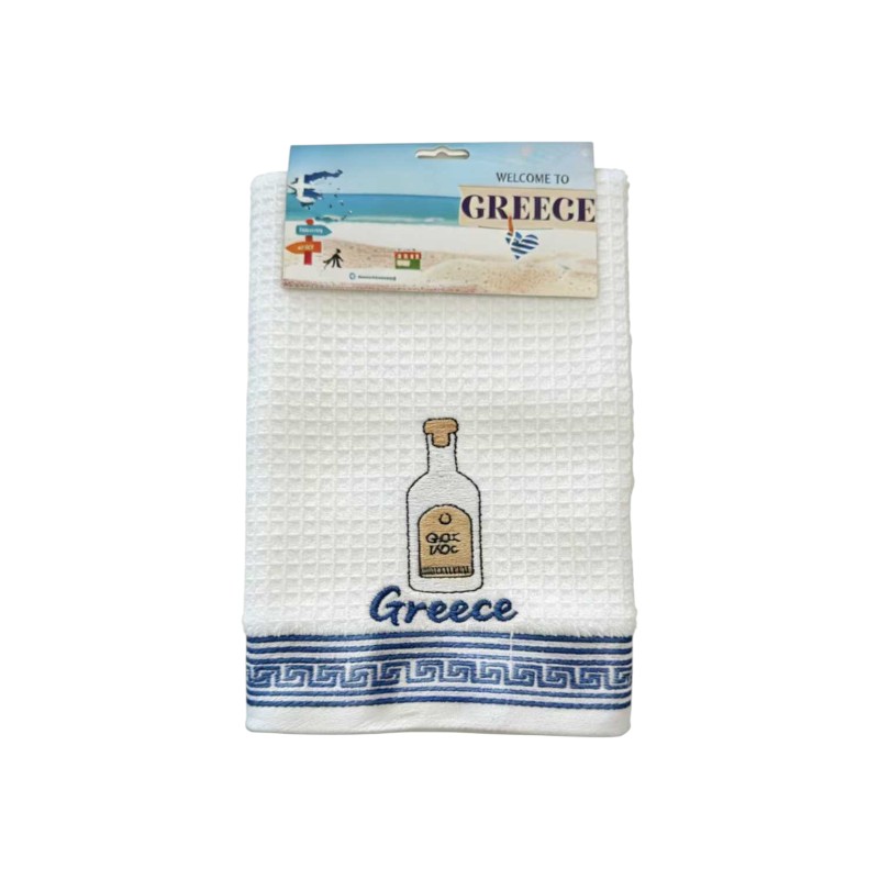 Πετσέτα ποτηρόπανο Souvenir με κέντημα - Σετ 12pcs - Greece - 416419 Πετσέτα ποτηρόπανο Souvenir με κέντημα - Σετ 12pcs - Greece - 416419