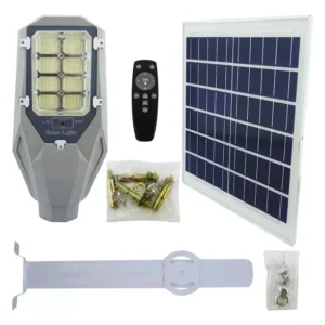 Ηλιακός προβολέας LED με πάνελ - 100W - 430326 - Image 4