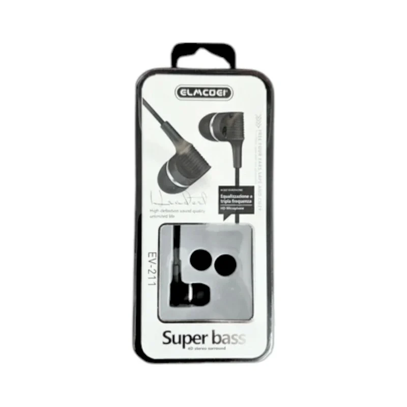 Ενσύρματα ακουστικά - EV-211 - 452112 - Black Ενσύρματα ακουστικά - EV-211 - 452112 - Black