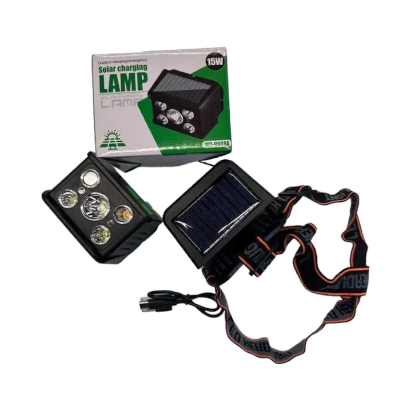 Φακός κεφαλής LED με ηλιακό πάνελ - FA-9988A - 600210 Φακός κεφαλής LED με ηλιακό πάνελ - FA-9988A - 600210